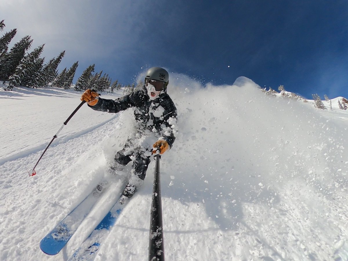 Well the Jupiter Peak rope drop sure didn’t suck today! Thanks Patrol!  <a href="/PCski/">Park City Mountain</a>