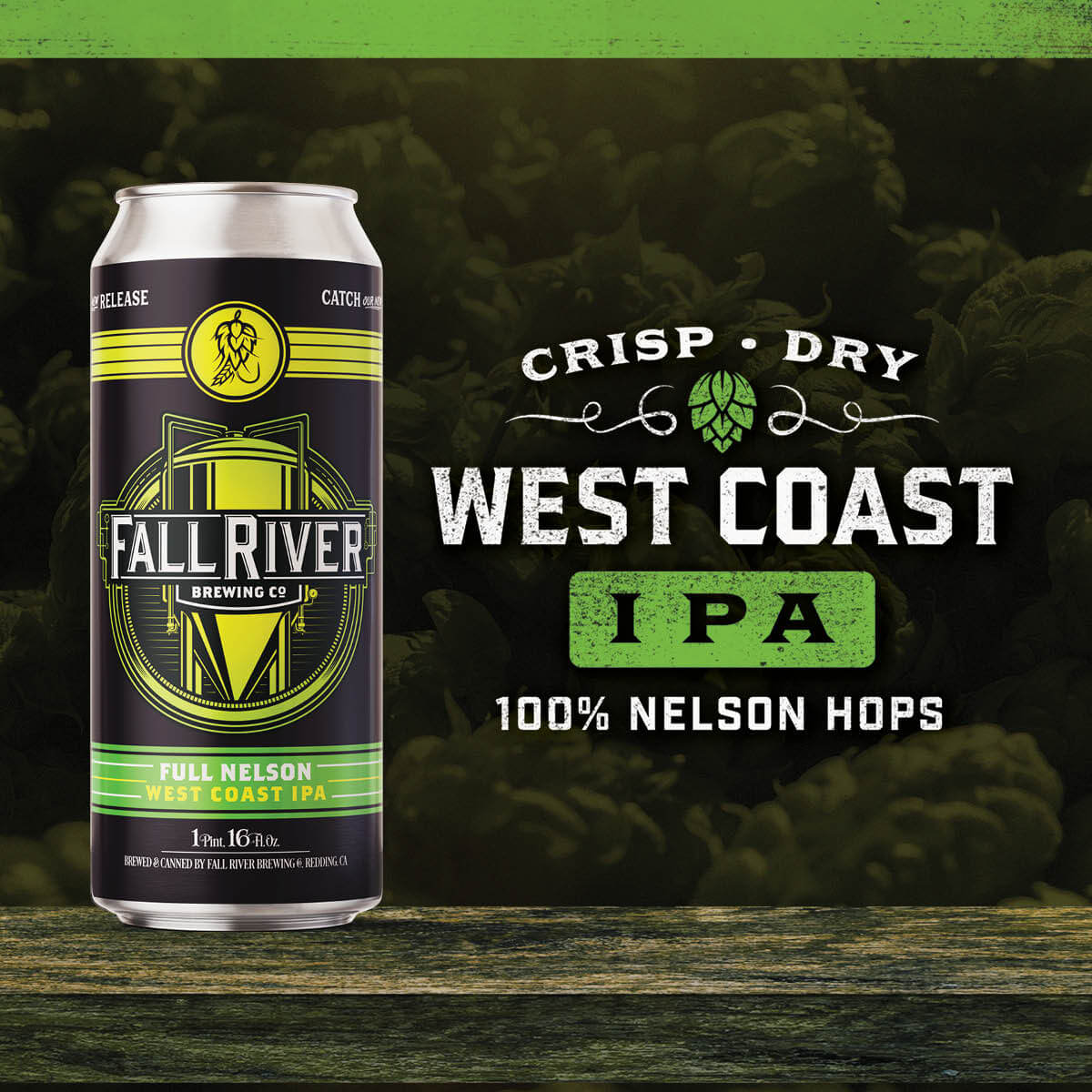 fallriverbrew's tweet image. Surrender to the Full Nelson. This West Coast IPA featuring 100 percent Nelson hops is crisp and dry with hints of grapes, white wine, and gooseberries. With a bitterness upfront, you’ll want both arms for this one. Releasing Saturday, April 6th at the Taphouse and Tasting Room!