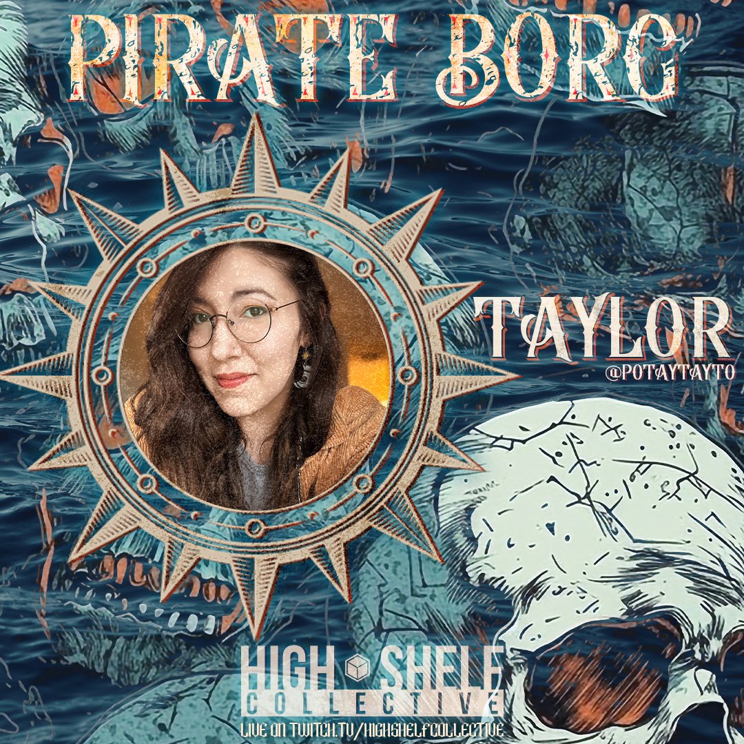 🔴LIVE || I've got a whole crew of characters ready to go in this high seas #PirateBorg one-shot... how many will perish while perusing the treasures of the lost ship the Indigo? Let's find out! Join us here: twitch.tv/highshelfcolle…