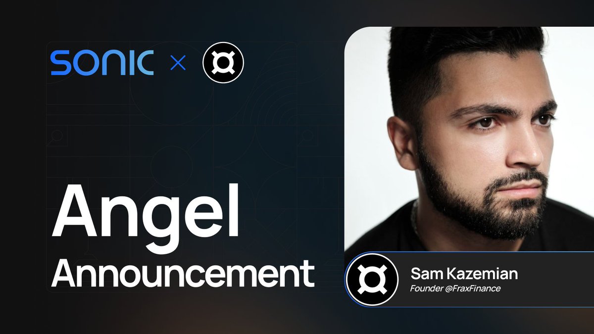 We are thrilled to announce the first of many angel investors that have joined our round! Sam Kazemian (@samkazemian ) is the founder of @FraxFinance ✦, one of the largest DeFi protocols with over $1.6bn in assets such as sfrxETH and the FRAX stablecoin. 🌐 Frax is committed…