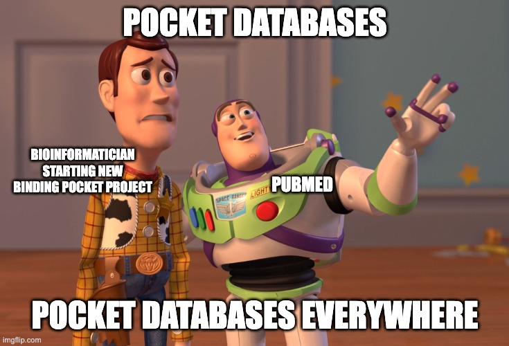 There are a lot of databases of ligand binding pocket info out there. Figuring out which db is best for one’s use case can be daunting!

I'm excited to share a review that I wrote with @Rbaltman that discusses ✨53✨ dbs to help folks identify and distinguish between dbs.
🧵(1/4)