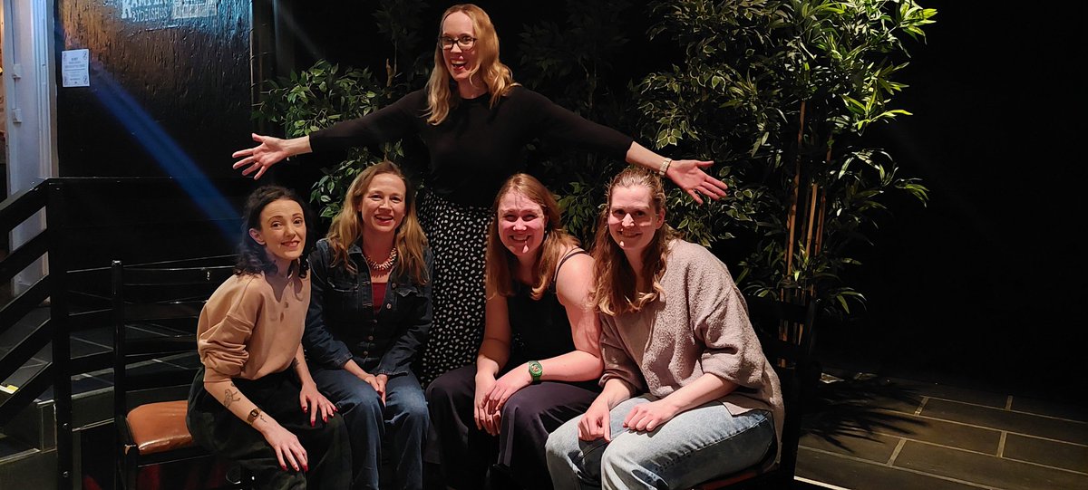 In instalment 12 of I Put Improvisers Under my Long Arms.....who do I have here?! Only International supergroup Norweigan Wood at Tøyen Impro SNIF24 after one of the most fun and connected shows I've EVER been involved in! ❤️