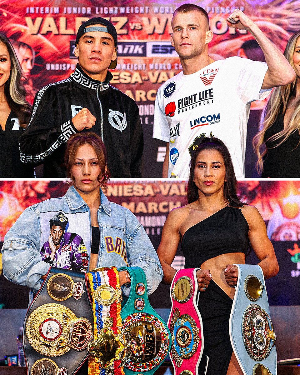 A banger in the desert 🏜️ 🥊 Valdez-Wilson 🥊 Estrada-Valle Friday l 11 ET l ESPN+