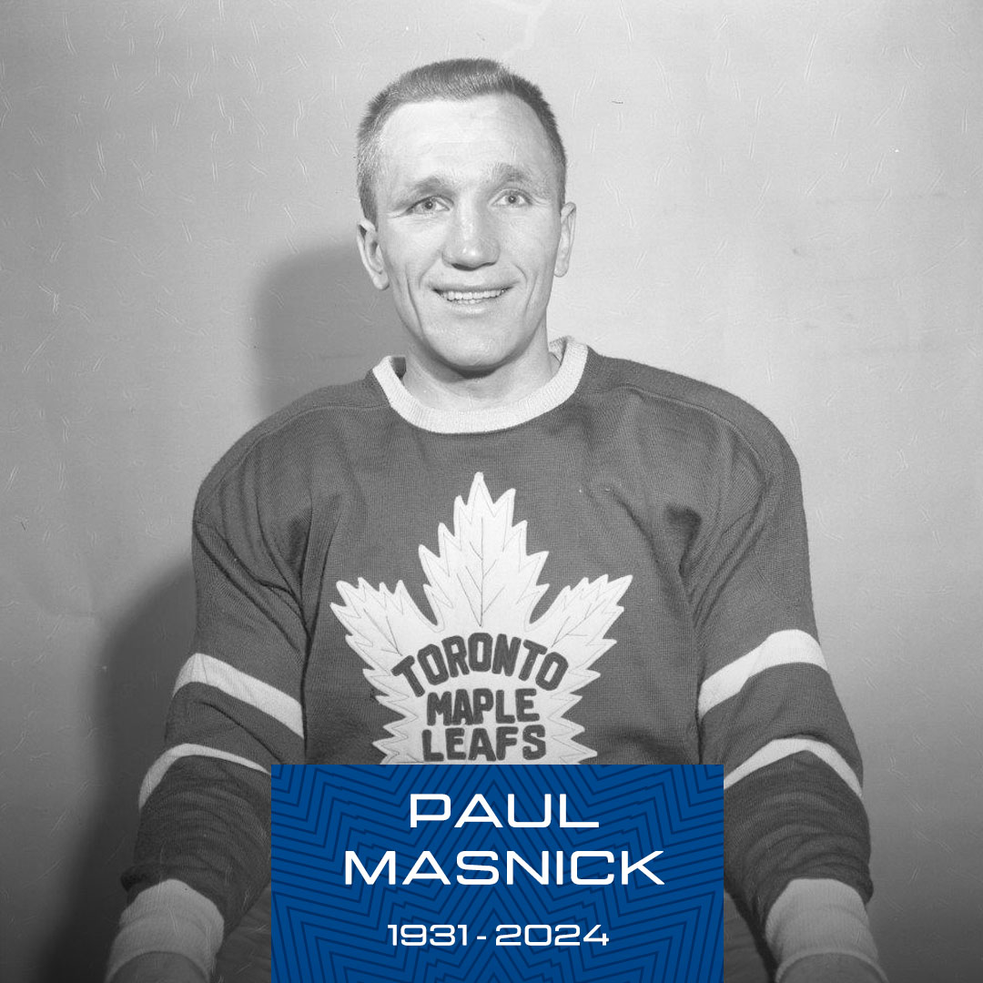 We are deeply saddened to learn of the passing of Maple Leafs Alumnus Paul Masnick Paul played 41 games with the @MapleLeafs in the 1957-58 season Our condolences are with his family and friends at this time #LeafsForever