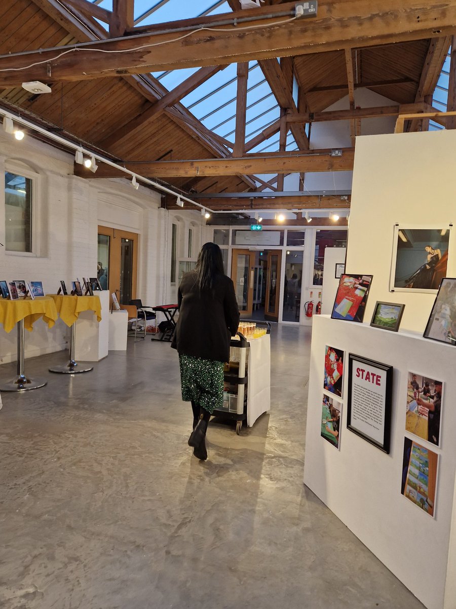 Wow! From 9am this morning - It went up, and at 8.30pm this evening, it came back down! The Flow.State.Create Exhibition was a HUGE success...our YP group are a HUGE success! more to follow... #proud #arttoaspire @Bradford_YJS @WilkoWilkes @wy_vrp