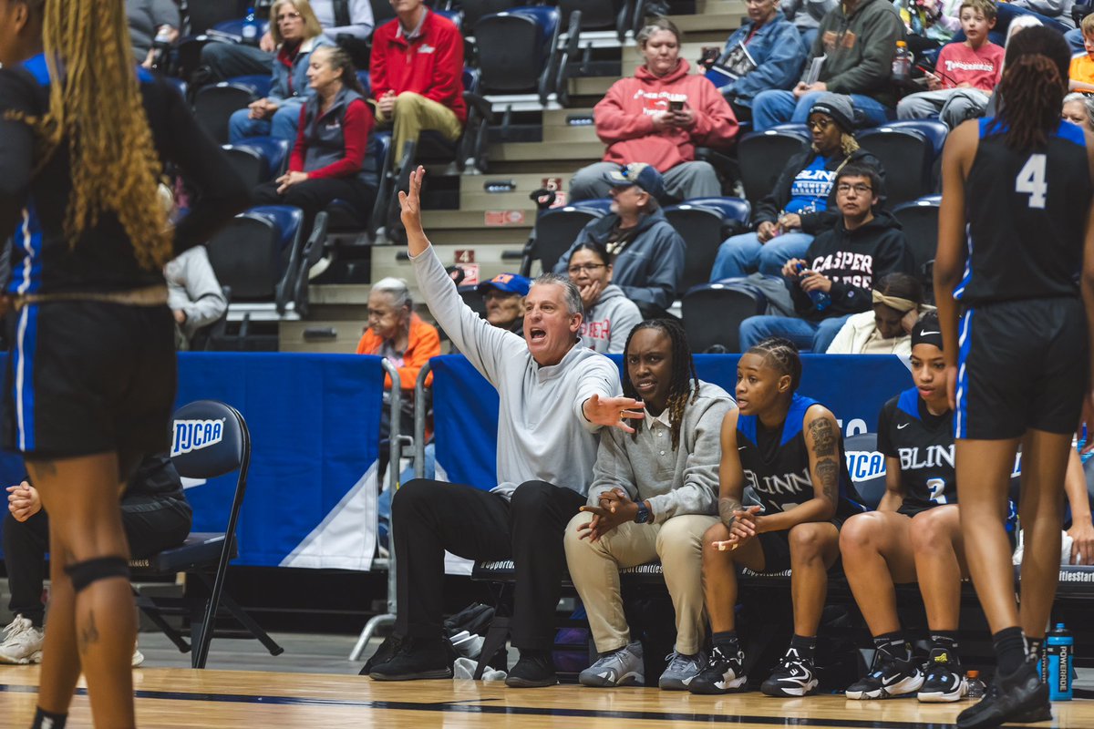 Losing is never easy, but knowing this guy is on your side makes it a little easier to watch the ☀️ rise in the morning! We love you Coach Jenkins and we love our Blinn women’s basketball team!!!
