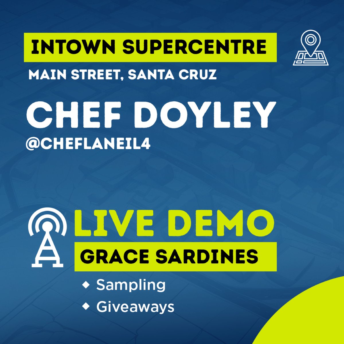 We're LIVE @intownsupercentre this Saturday, March 30, 2024! Join us as we wrap up our #GoGraceForLent festivities with a Grace Sardines sampling featuring @cheflaneil4 🔥 #GoGraceForLent #GraceFoods