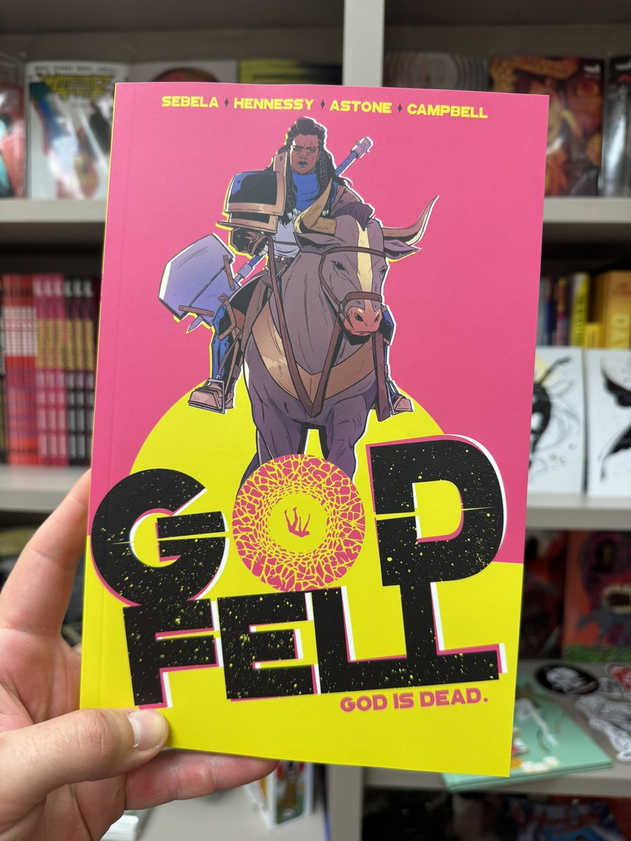 Adrian F. Wassel (@afwassel) on Twitter photo Stories rarely surprise me.
GODFELL will knock the wind out of you. I promise. It’s epic fantasy like you’ve never seen before — in comics or anywhere else.
<a href="/xtophersebela/">Christopher Sebela</a> + <a href="/Bennessy/">Ben Hennessy</a> + <a href="/AstoneVittorio/">Vittorio Astone</a> + Jim Campbell
<a href="/WriteRavenWrite/">Raven's fed up foevah</a> Stories rarely surprise me.
GODFELL will knock the wind out of you. I promise. It’s epic fantasy like you’ve never seen before — in comics or anywhere else.
<a href="/xtophersebela/">Christopher Sebela</a> + <a href="/Bennessy/">Ben Hennessy</a> + <a href="/AstoneVittorio/">Vittorio Astone</a> + Jim Campbell
<a href="/WriteRavenWrite/">Raven's fed up foevah</a>
