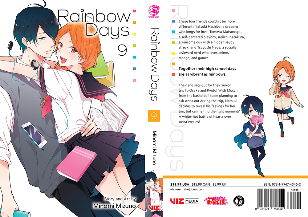 New Shojo Beat #manga available April 2: Rainbow Days vol. 9 by Minami Mizuno Preorder: viz.com/read/manga/rai…