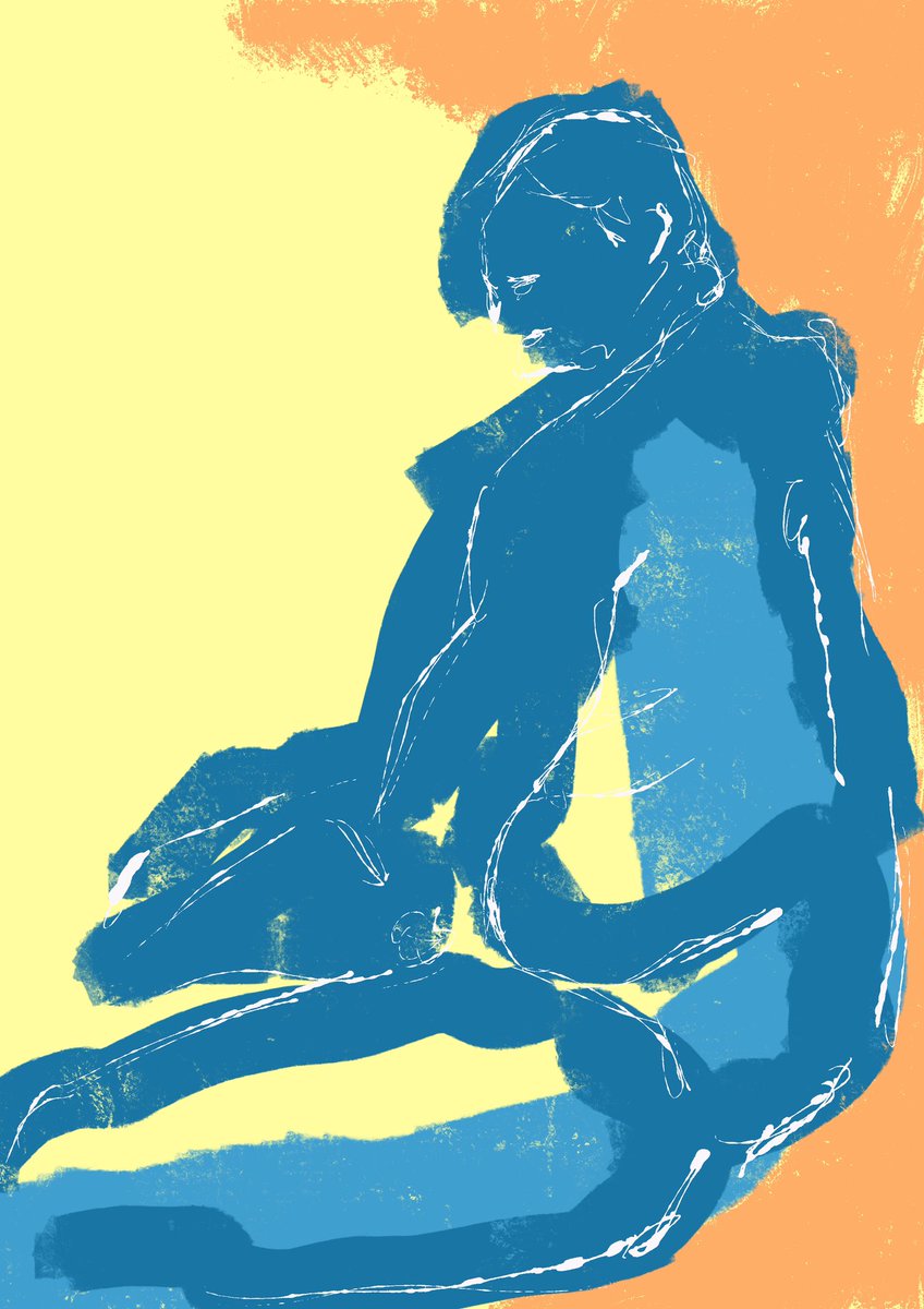 Managed to get to <a href="/Inch_Arts/">Inch Arts</a> life drawing tonight, fun session experimenting with <a href="/Procreate/">Procreate</a>