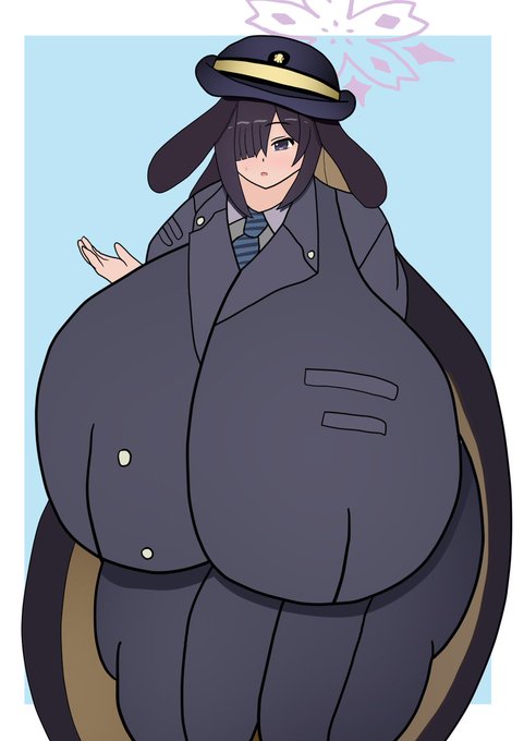 駅員衣装のツクヨちゃん 