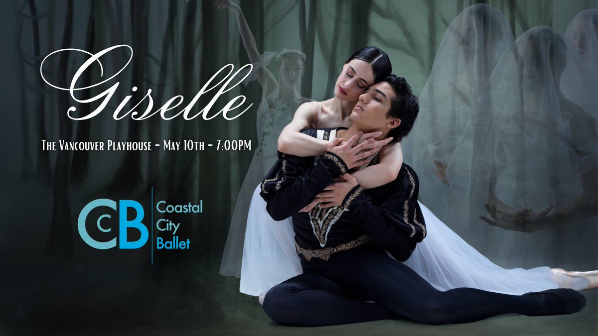 .@CoastalCBallet brings the traditional classic Giselle to the 🎭Vancouver Playhouse 🗓️May 10, 2024. Tickets on sale now! 🎟 bit.ly/3xlxKkB #ballet #Vancouver