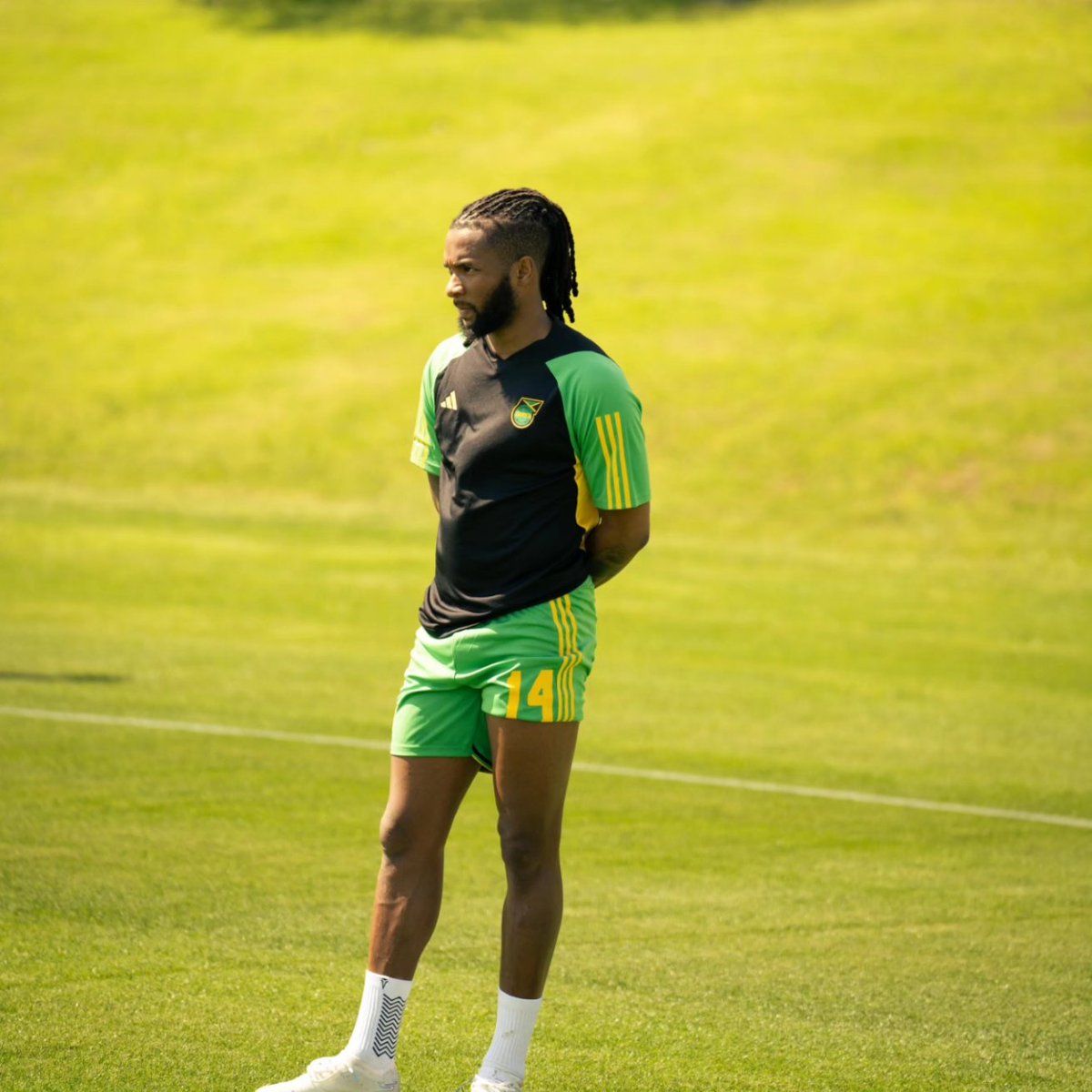 High 5! 🖐🏼 5 caps up for Kasey Palmer for the Reggae Boyz 🇯🇲⚽️