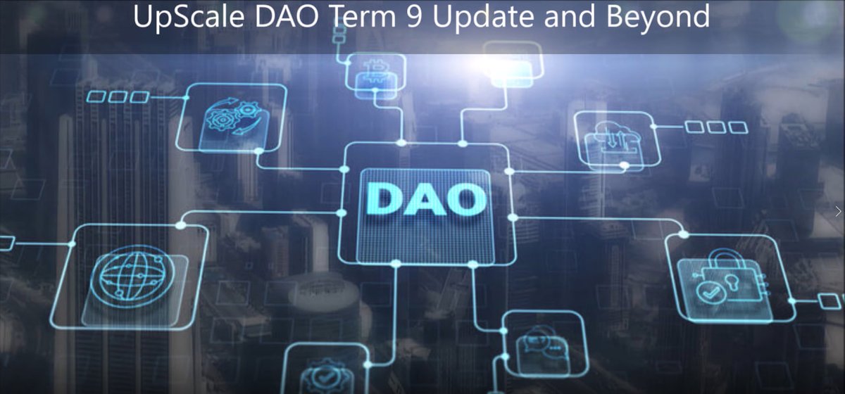 UpScale Term 9 Update

1) CDs Interview
youtu.be/tMP9PyQ4ByQ

2) USP
youtube.com/watch?v=tMP9Py…

 3) Sign-up
fractal.upscalenow.io 

4) Join Telegram
t.me/EdenOSinfo #DAOs #Web3 #Web2

#DAOs #Web3 #Web2