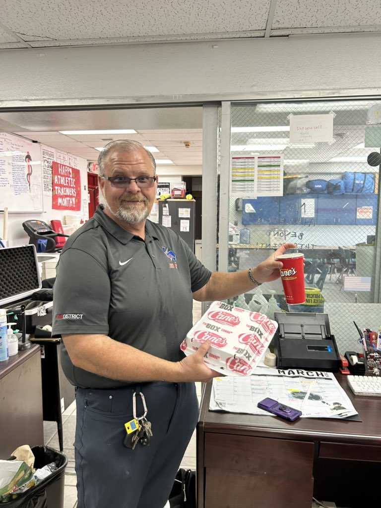 Before we wrap up the Month, we truly want to thank our YISD Athletic Trainers for all their time and heart they put into their profession.  Lunch is never enough of a Thanks for all you pour into our kids.  You are appreciated. <a href="/YsletaISD/">Ysleta ISD</a> <a href="/YISDCFO/">Lynly</a> <a href="/DeXavierluke/">Xavier De La Torre</a> <a href="/raisingcanes/">Raising Cane's</a>