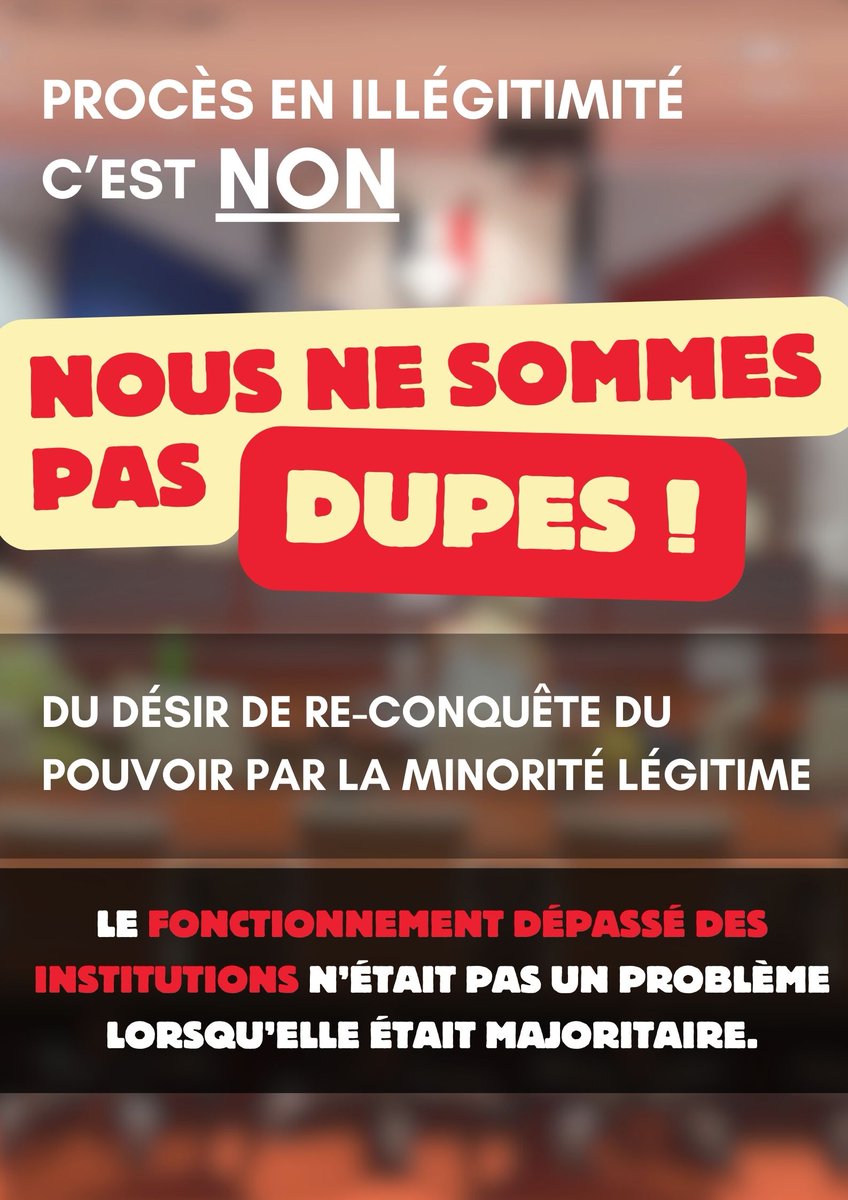 #NousNeSommesPasDupes #NouvelleCaledonie