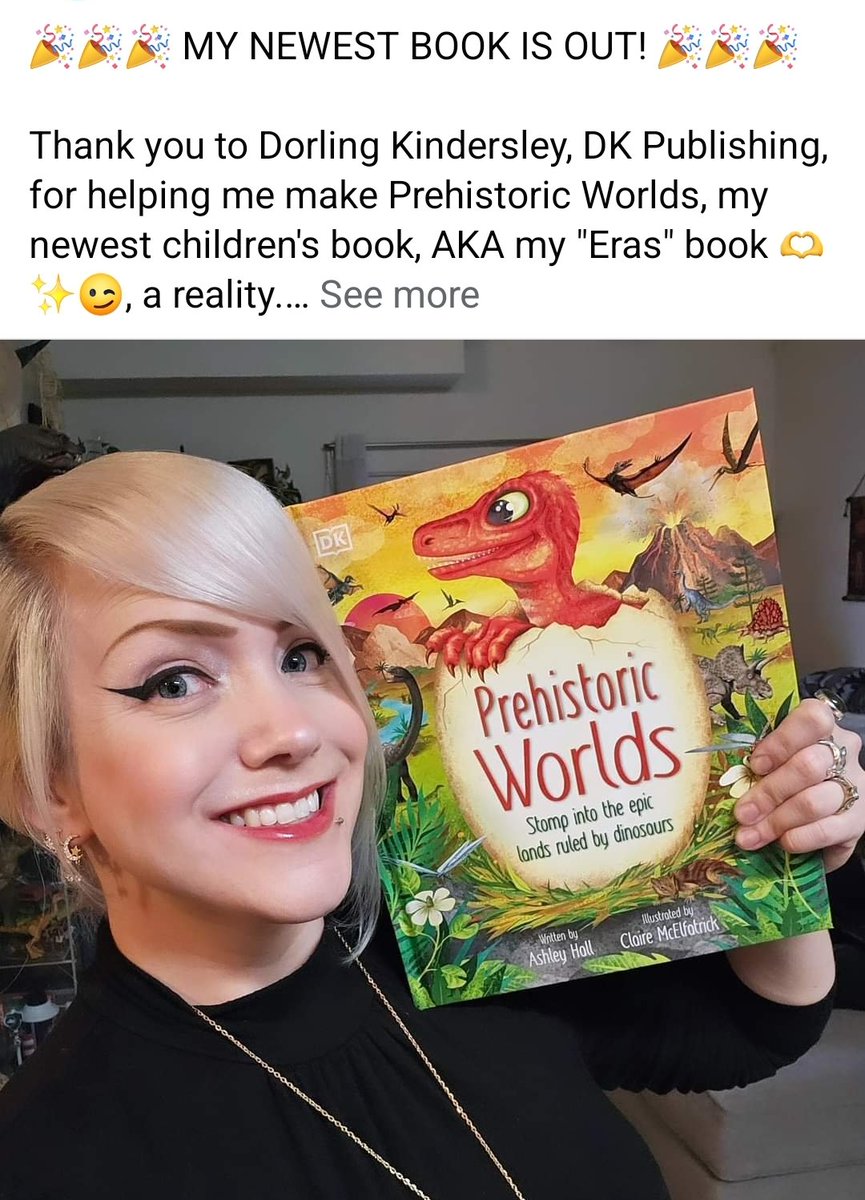 Congratulations to my dear friend and colleague @LadyNaturalist on publishing her latest book!! Go check her out if you're not following her! #womeninstem #fossils #dinosaurs #science