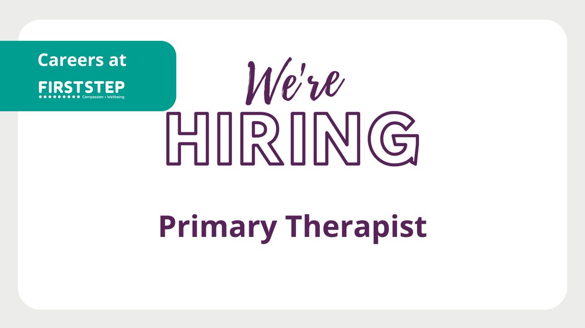 We are recruiting for a Primary Therapist for our Intensive Outpatient Program for people experiencing complex and problematic alcohol and other drugs use. More information is available on our website: firststep.org.au/careers Please share with your networks