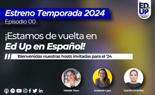 🔔¡Aquí vamos #EdUpEspañol 24! +Innovación y educación. Bienvenidas invitadas <a href="/NataliaTieso/">Natalia Tieso</a> Juanita Ordóñez <a href="/soyjuanabanana/">Juanita Ordóñez Fernández</a> y Anabella Laya.

🎙️Con <a href="/FerVal100/">Fernando Valenzuela Migoya</a> <a href="/aangarit/">Adriana Angarita</a> <a href="/smena57/">Sergio Mena</a> <a href="/SegoviaNieves/">Nieves Segovia</a> <a href="/FJ_Marmolejo/">FranciscoMarmolejo</a>
👉Spotify spoti.fi/3j4NRfi
👉Apple Podcast apple.co/3ZOi0jx