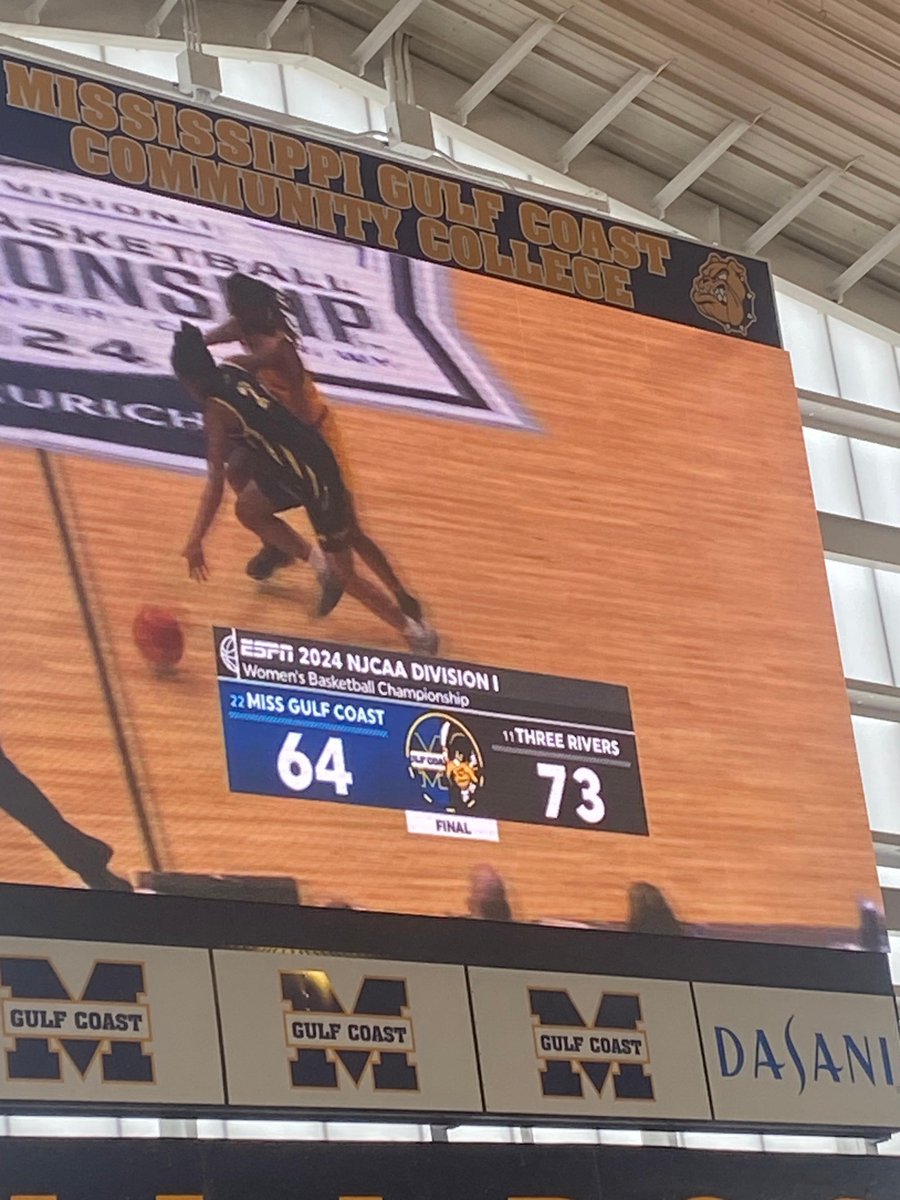 Congratulations to the MGCCC Bulldogs for a fantastic season! We're incredibly proud of the team for making it to the NJCAA Division I Women's Basketball Championship. We didn't get the outcome we desired, but are proud of their relentless effort in Casper, WY today. #GoBulldogs