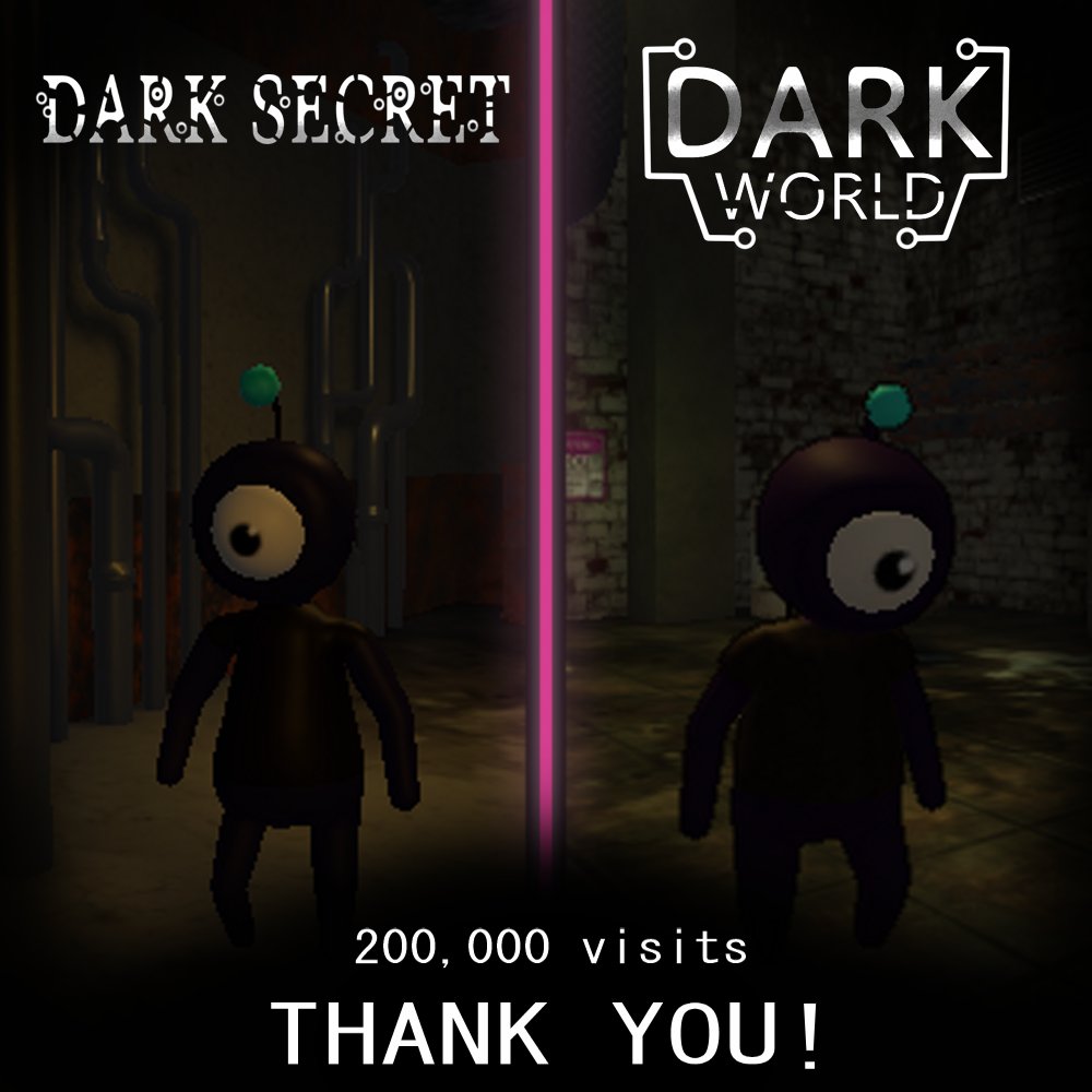 🎉Dark Secret has reached 200k visits!
Thanks for everyone who played this weird game that tried to do something different than the others.
I'm still working hard on Dark World, stay tuned.