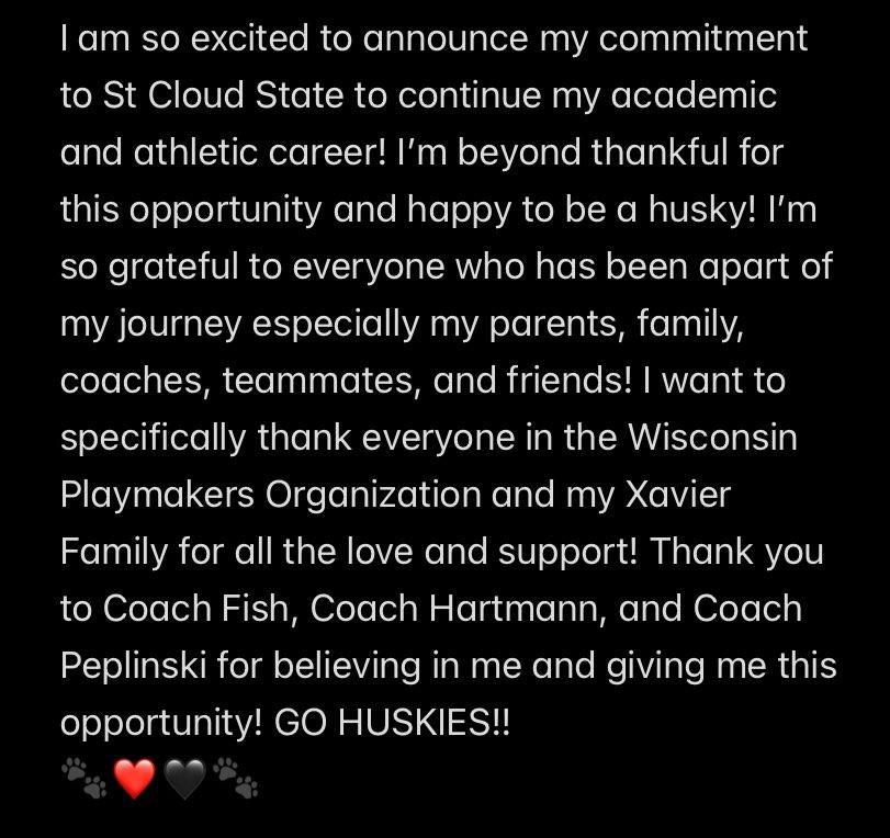 Halle (@hvandehey8) on Twitter photo It’s officially official! I’m so thankful for this opportunity and proud to say I’m a Husky! Cannot wait to join <a href="/SCSUHuskies_WBB/">St. Cloud State WBB</a> ❤️🐾 It’s officially official! I’m so thankful for this opportunity and proud to say I’m a Husky! Cannot wait to join <a href="/SCSUHuskies_WBB/">St. Cloud State WBB</a> ❤️🐾