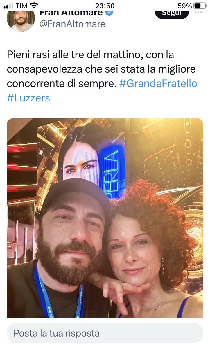 parlateparlate's tweet photo. Non era #Anita che conosceva l’autore? Ma vedo anche #Bea #GrandeFratello #luzzers #aniters #perletti #paoleti #maxers #mille #cuoricin #topaziers https://t.co/y5A7KJLZzp