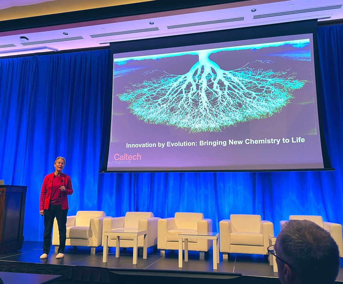 Next up at the @TerasakiInst #Innovation Summit @UCLA: Frances Arnold @francesarnold @Caltech - directed #evolution #chemistry
