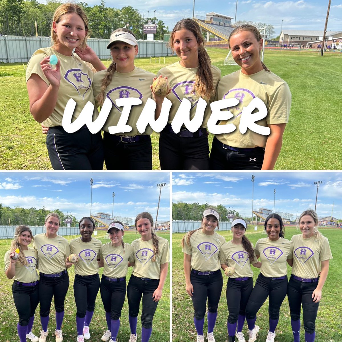 Congratulations to our winners of the softball egg hunt! 🥎🥚 It was the perfect ending to a fun practice! #teampump #gotowar