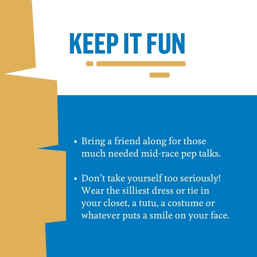 Does the word 'race' intimidate you? You're not alone! We have tips to help make race day accessible and FUN! It doesn't matter how fast you cross the finish line—every step you take helps a survivor on their healing journey. Register for #RaceToRestore: bit.ly/3IXHAM8