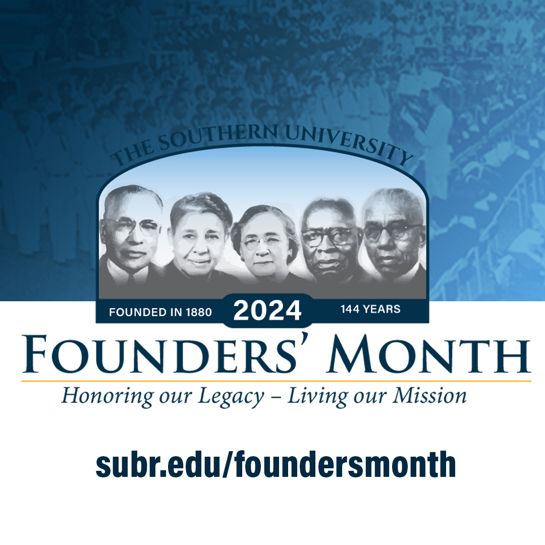 We are closing SU Founders' Month with John B. Cade Library's #WomensHistoryMonth panel on Thursday at 1 p.m. Some dynamic campus and community leaders will discuss their advocacy for equity, diversity, and inclusion. For more, go to bit.ly/4atSFQW. #WeAreSouthern #HBCU