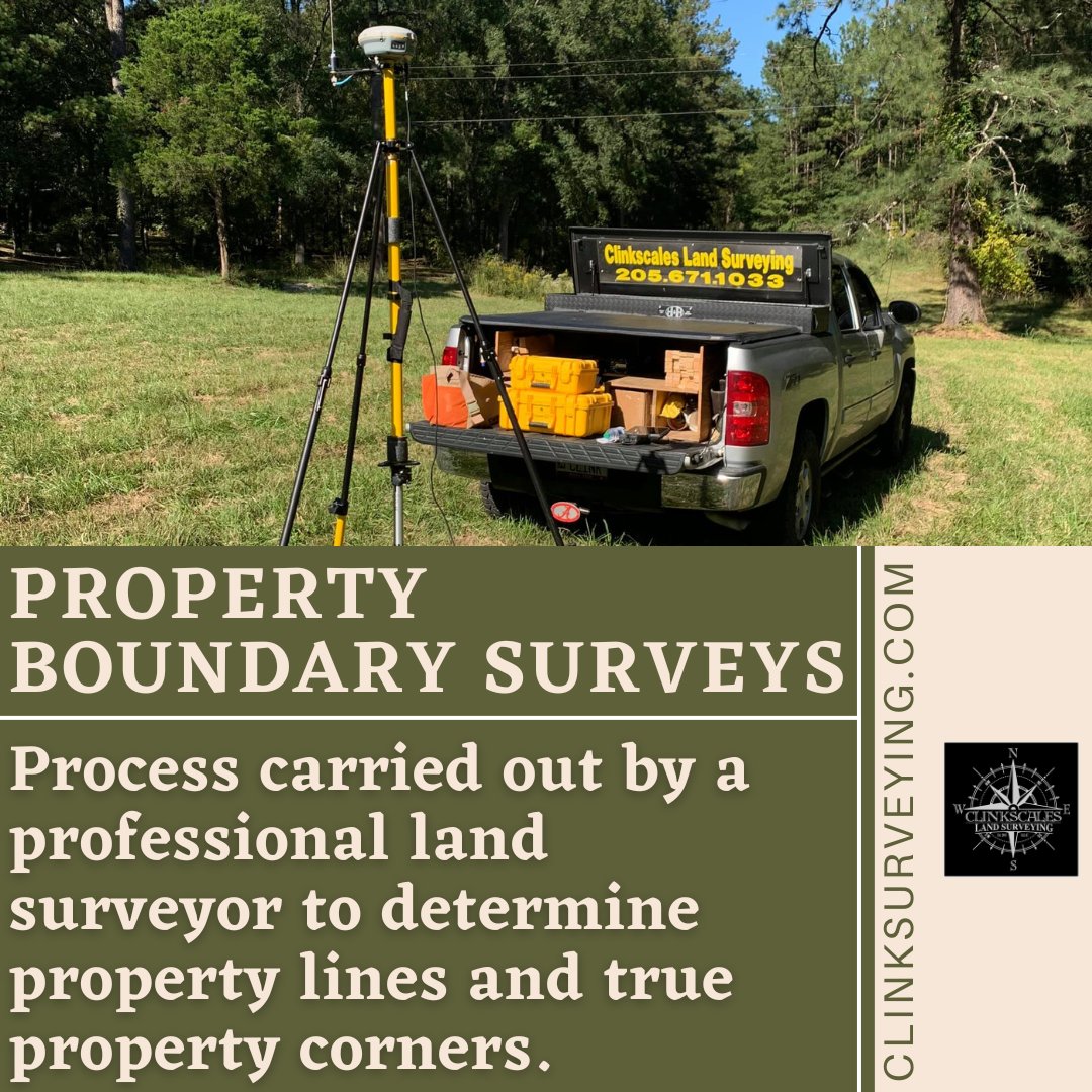 What is a property boundary survey and how can it help you? If you think you're in need of a property boundary survey, we'd love to earn your business!

#alabasteralabama #caleraalabama #VestaviaHills #VincentAlabama #MontevalloAlabama #childersburgalabama