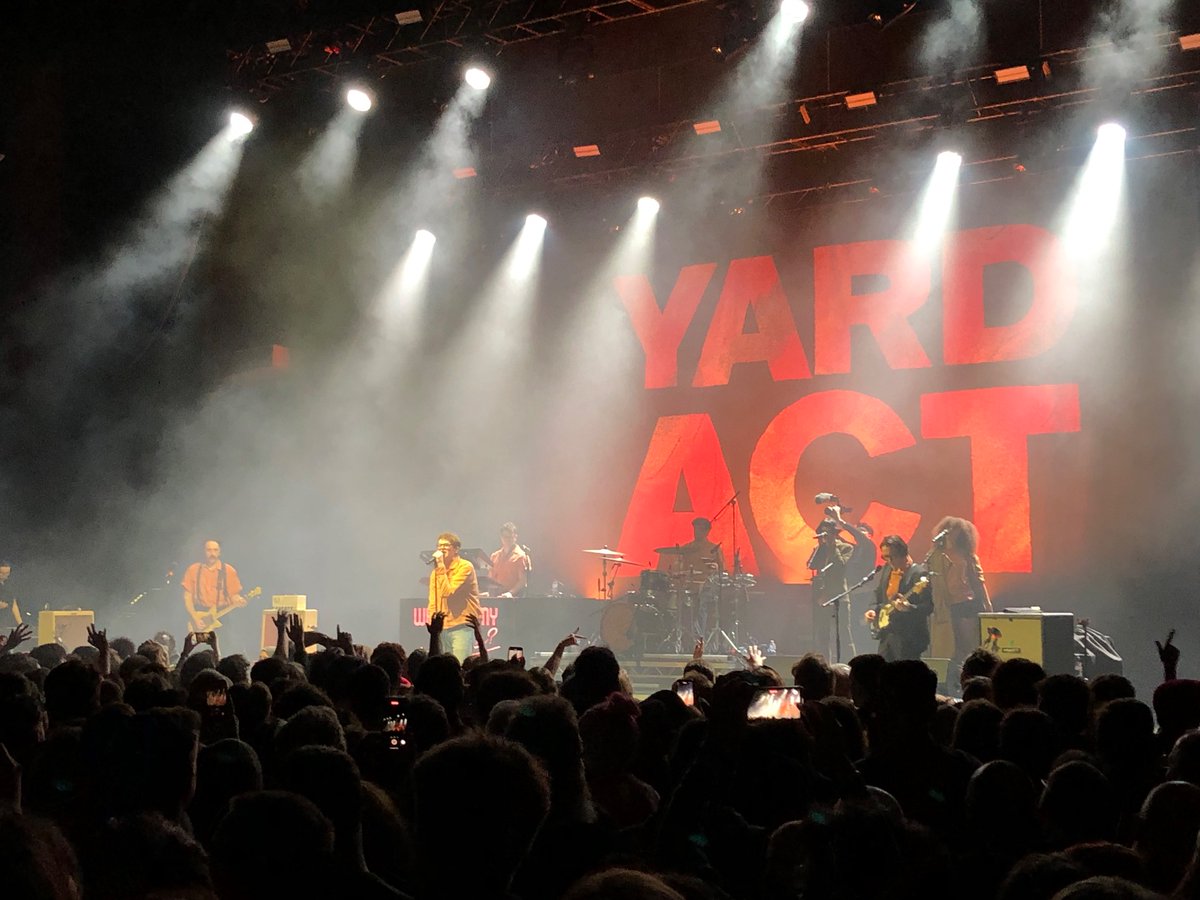 Yard Act getting the groove on at Hammersmith Apollo