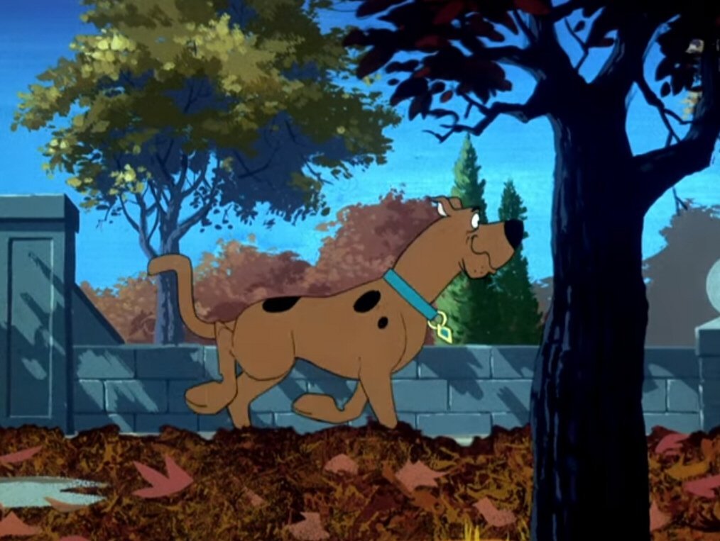 Happy #TakeAWalkInTheParkDay to everyone who isn't currently still buried under cruddy winter snow.🚶‍♀️🐕🌳☀️ 

Now, while you're enjoying your walk, be sure to stay alert—witnessing a dog-napping is sure to ruin your entire day, #ScoobyDoo.