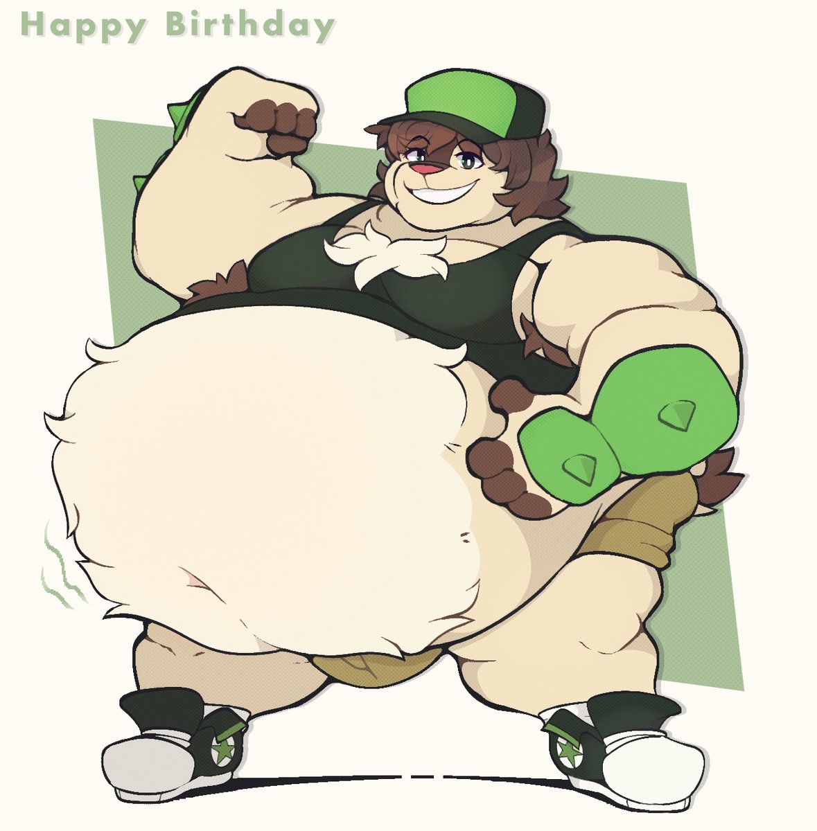 oh wowsers! @NekkysAD getting bigger for his special day! 💚