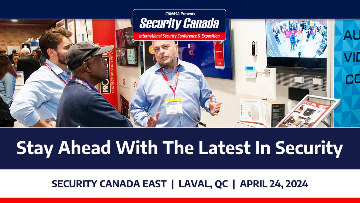 Join us at #SecurityCanada East and discover the products & services that can give your business an edge. Registration is FREE & open to all security professionals eager to stay ahead of the curve. Here's a peek at what's in store for attendees this year: bit.ly/3VdFiQx