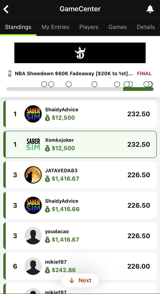 canthide4eva's tweet photo. @SaberSim Thanks for another W to close out a profitable NBA season #winnerscircle https://t.co/KYFEeVHuPQ https://t.co/EI8QxGagAW