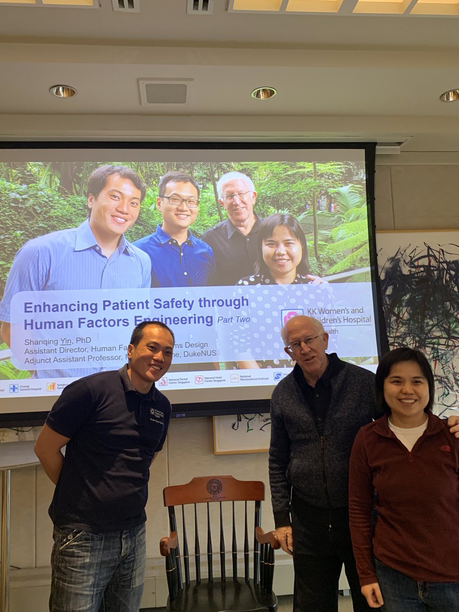 UMICRL's tweet image. We had the pleasure of having both Dr. Shanqing Yin (SQ) and Dr. Yoel Donchin give a guest lecture at @umichioe today. Phenomenal talks about considerations for enhancing human factors engineering in healthcare. 

Snapped a pic for their reunion with our very own @Jessie_YangXi !
