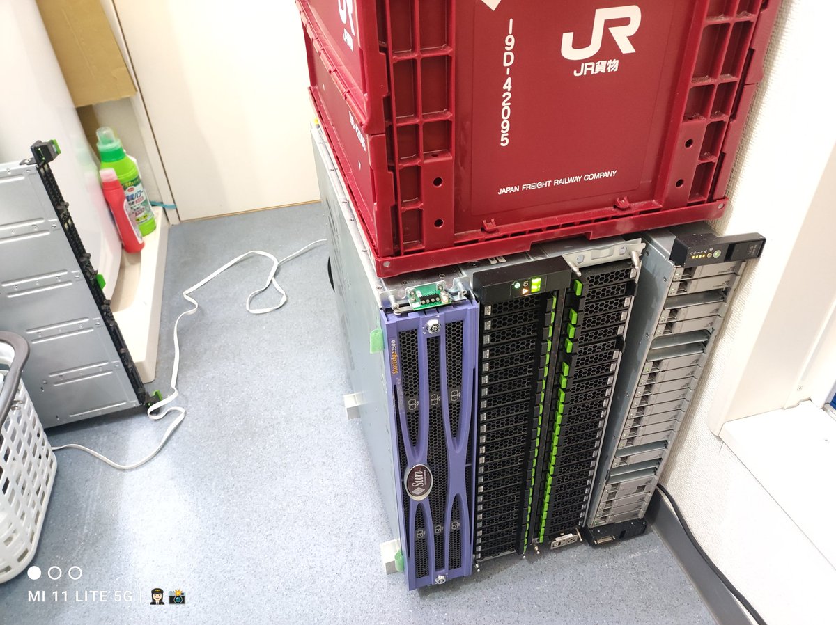 IchikawaYukko's tweet image. 👩🏻✈️とりまファイルサーバ復旧かんりお〜〜 あとはZFSドライバ戻すだけっ #ETERNUS #CiscoUCS
