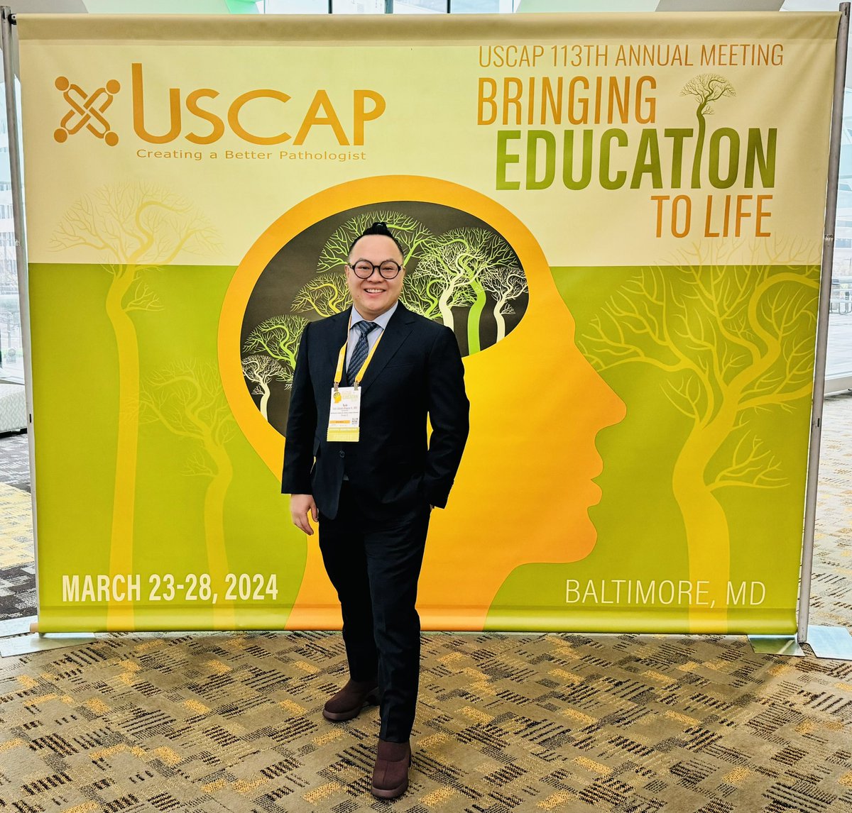 LuisBlancoJrMD's tweet photo. It was such a privilege to share my approach to #ovary frozens to an enthusiastic group of #PathologyResidents &amp; faculty from #Chicago to #Peru, the #UK, #SouthKorea, &amp; the #Philippines! I had a blast with my 1st #USCAP2024 interactive microscopy course! 💜 https://t.co/8j1bGSoc1W