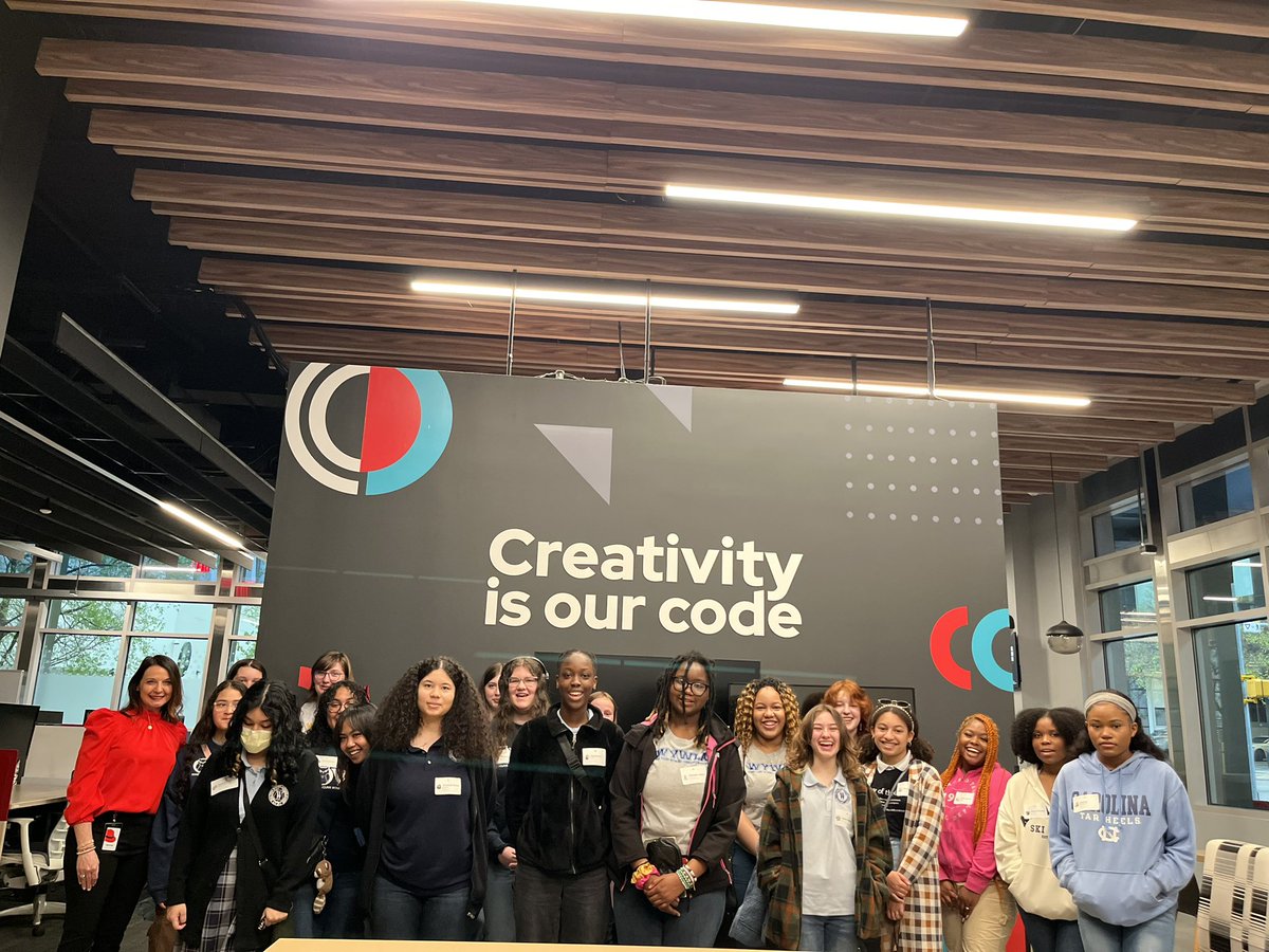 WYWLA 10th Grade students had their ATHENA leadership session on “Building Relationships “ at Red Hat. @WakeGirlsLead, @WCPSS_CTE, @WCPSS, @STEM_WCPSS, @ATHENAtriangle, @RedHat