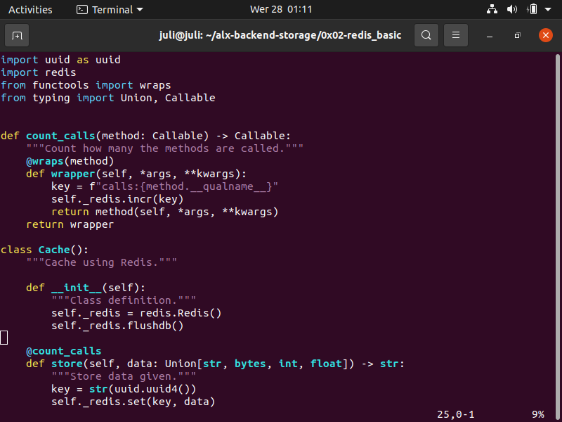 BugingoJulias's tweet photo. A day learning about Redis and its integration with python as the #Day15 of the #100DaysOfALXSE tasks about finished. Tidying them up on Friday. God help me. https://t.co/5qWYMr2HNK