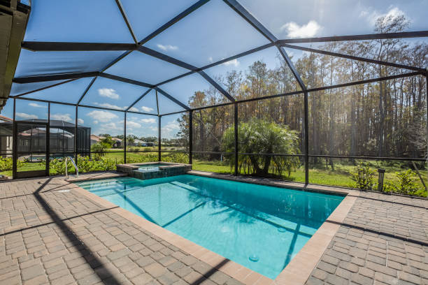 VaughnsPools's tweet photo. Keep your pool safe and enclosed with our pool enclosures. Our enclosures not only provide a layer of safety but also protect your pool from debris and weather damage. Know more about our services by entering our website at https://t.co/rBwRG3XqFX https://t.co/tp5LvCEZAc