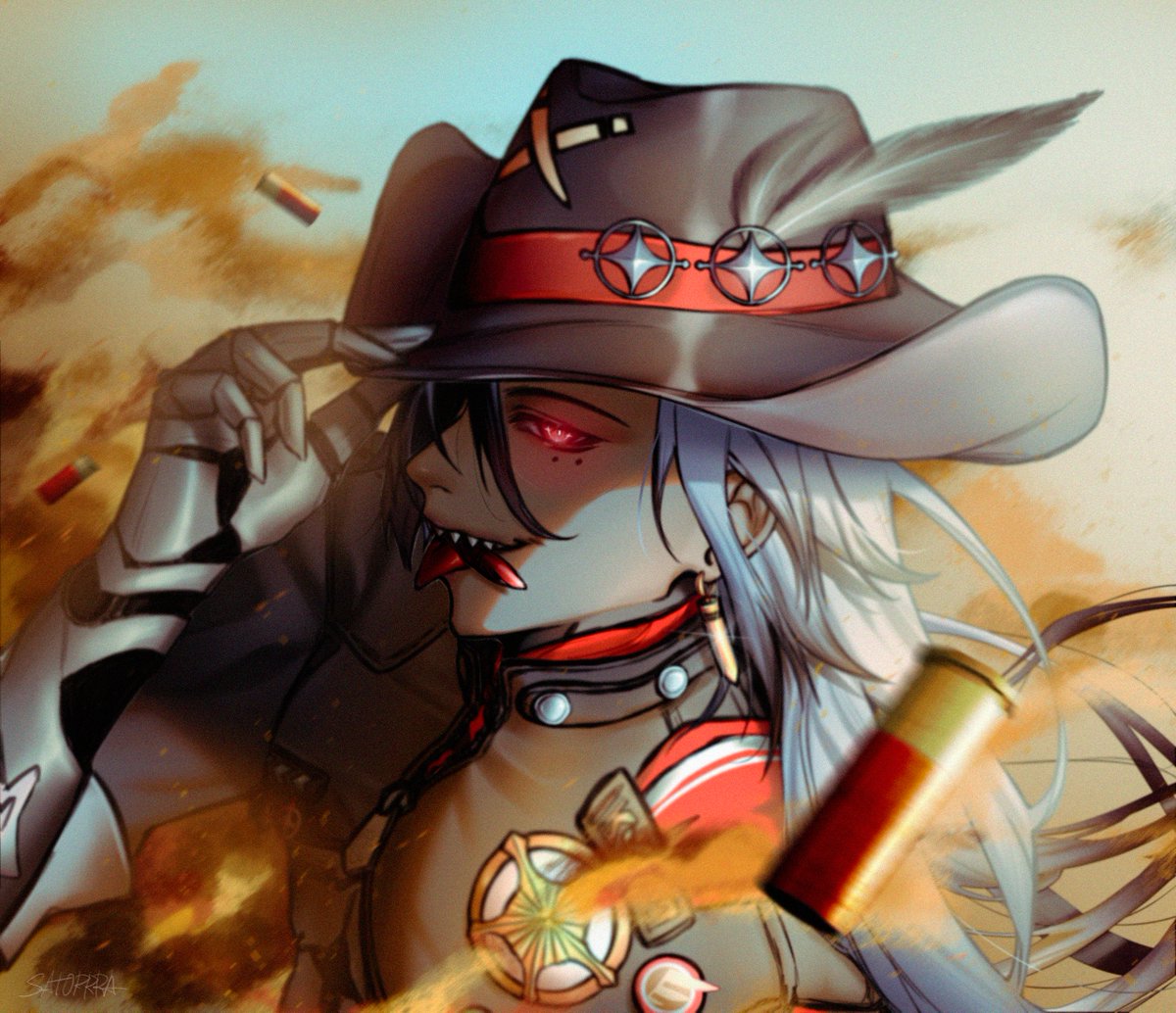 satorrra's tweet photo. pew-pew..?🔫
#HonkaiStarRail #Boothill https://t.co/sLhrAJN28Z