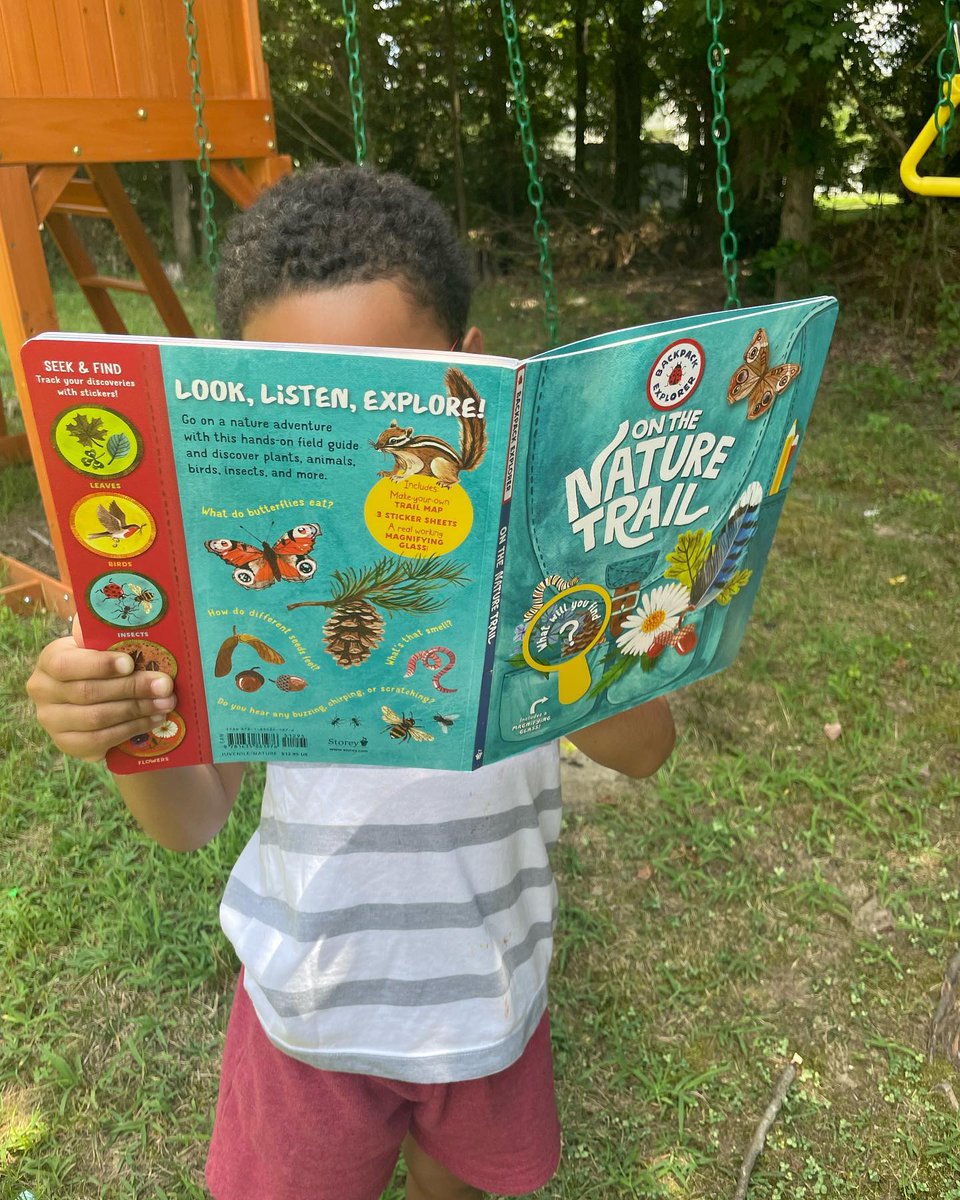 pascaledsmall's tweet photo. A2 pt 1: Fun literacy games like word scavenger hunts, reading & acting, hopscotch spelling bee, @HealthierGen nature BINGO, and more can be incorporated into playtime to enhance reading, writing, comprehension, and critical thinking skills. #WePlayChat https://t.co/S6aQSJvrs9