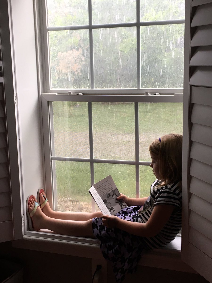 Some of my faves of my youngest caught reading  #WePlayChat