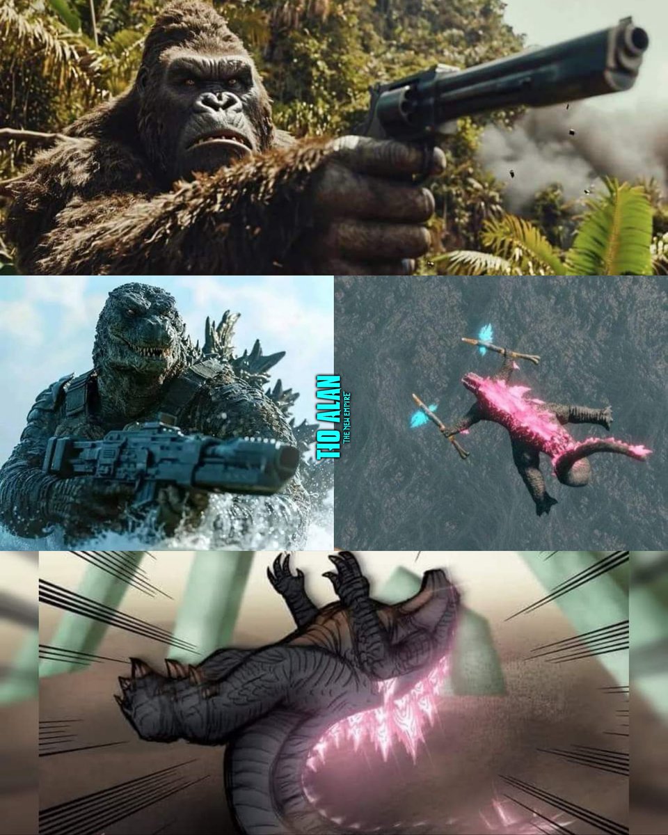 #GodzillaXKong 3... 😅

#memes #memesdaily #Diversion #Funny #Godzilla #Kong #TheNewEmpire