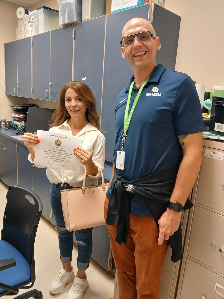 ACEofBocaHigh's tweet photo. We have another High School Diploma recipient. Way to go Silvia! @servos @ACEofPBC #GetThereYourWay #FDOE #HighSchoolDiploma https://t.co/2tIMwq8igr