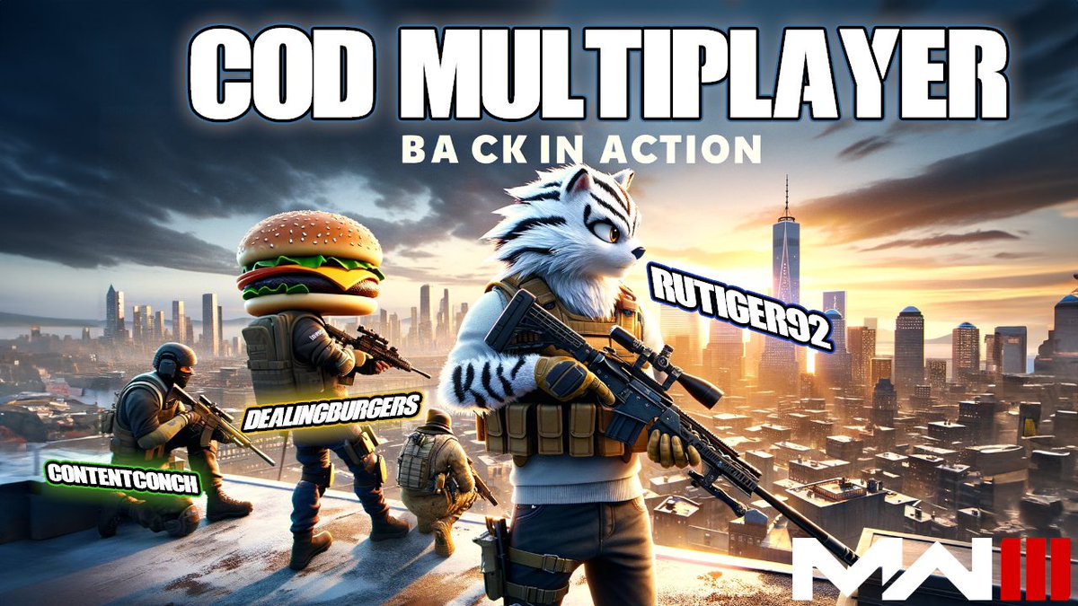 RutigerG37944's tweet image. 🚨 We're back on COD! 🎮 Join me, @ContentConch, and @DealingBurgers as we dive back into Multiplayer and War Mode action. Sniping, strategizing, and playing the objective.  [youtube.com/watch?v=XPot5L…] #CODLive #MultiplayerMayhem #WarModeWins