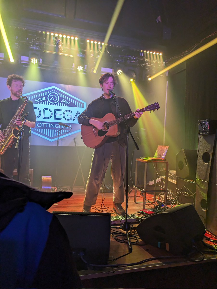 Great intimate gig from @_williamdoyle @bodeganotts , amazing sound from what, to my untrained eye, looks quite a simple set up, new songs sounding fabulous!